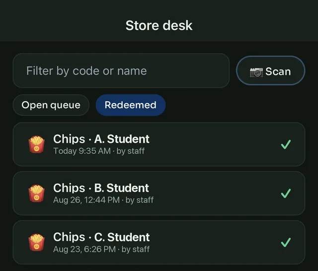Store desk